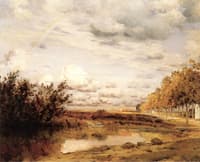 Landscape with Rainbow