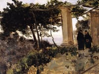 Amalfi - Monks in a Pergola