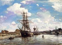 The Harbor at Honfleur