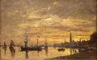 The Port of Antwerp Seen from the Northern Citadel