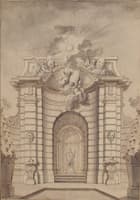 Design for Festival Architecture for an Entry into Paris for the King of Sweden, Frederick I of Hesse
