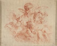 Putti on a Cloud with a Dove