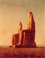 The Statues of Memnon, at Thebes