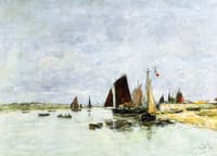 Etaples, Boats in Port