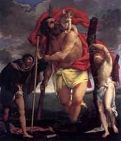 Saints Christopher, Sebastian and Roch