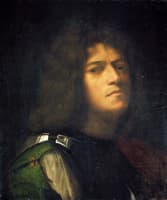 Self Portrait as David with the Head of Goliath
