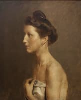 Young Woman In Profile
