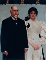 Double Portrait of Writers Amalie and Erik Skram