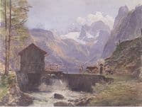 The Dachstein near Lake Gosau