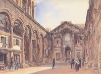 The Cathedral Square in Spalato