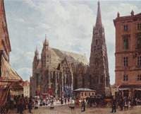 The St. Stephen's Cathedral from Stock im Eisenplatz