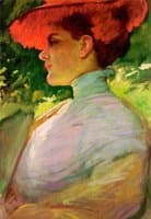 Lady With a Red Hat