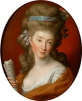 Portrait of Izabela Potocka née Lubomirska as Polyhymnia