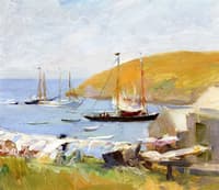 Monhegan Island Harbor Looking Toward Manana