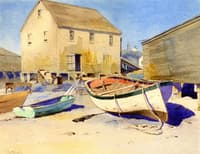 Fish Beach, Monhegan Island