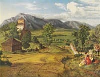 View from Mönchsberg to the Untersberg