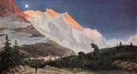 The Chamonix Valley with the Mont Blanc