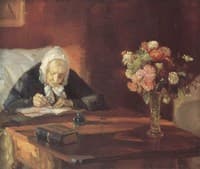 Ane Hedvig Brøndum Sitting at the Table