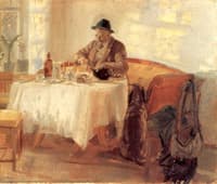 Breakfast before the Hunt (Michael Ancher)