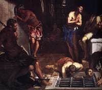 Saint Roch in Prison Visited by an Angel (detail)