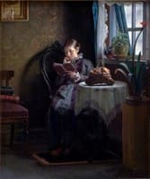 Anna Ancher Reading