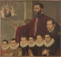 Portrait of a Venetian Senator with Male Members of his Family