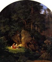 Genoveva in the Forest Seclusion