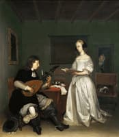 Duo, Singer and Theorbo Player