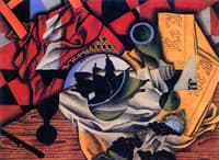 Pears and Grapes on a Table