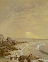 Breaking Sun, Rhode Island Coast