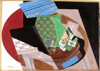 Checkerboard and Playing Cards