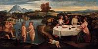 Outdoors Entertainment with Bathers