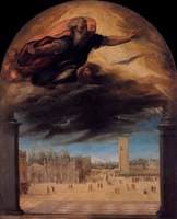 God the Father over the Piazza San Marco