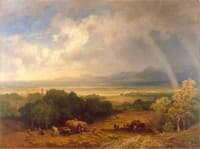 Chiemsee Scenery with Rainbow