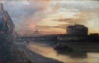 View of the Tiber and Castel Sant'Angelo