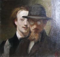 Selfportrait with Lenbach
