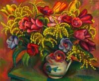 Tulips and Mimosa