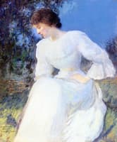Portrait of a Woman in White