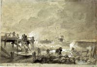 Sea Landscape with Jetty