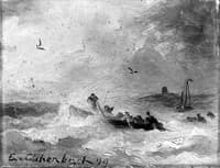 Seastorm at the Dutch Coast