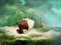 Ships on Stormy Sea