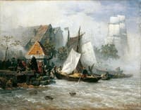 Fisherboats at the Mole