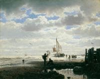 Fisher at the Beach