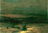 Nightly Landscape with the Crescent
