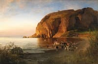 Evening Mood at the Italian Coast