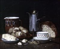 Still-Life with Coffee, Bread and Potatoes