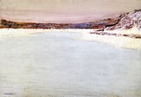 Pond in Winter, Richmond Creek, Peconic, Long Island