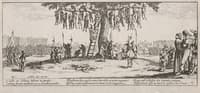 "The miseries of war" The Hanging