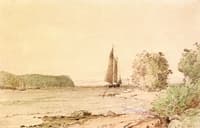 Landscape Study - Boats on the River