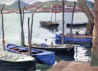 Moored Rowboats, Pasagas, Spain
